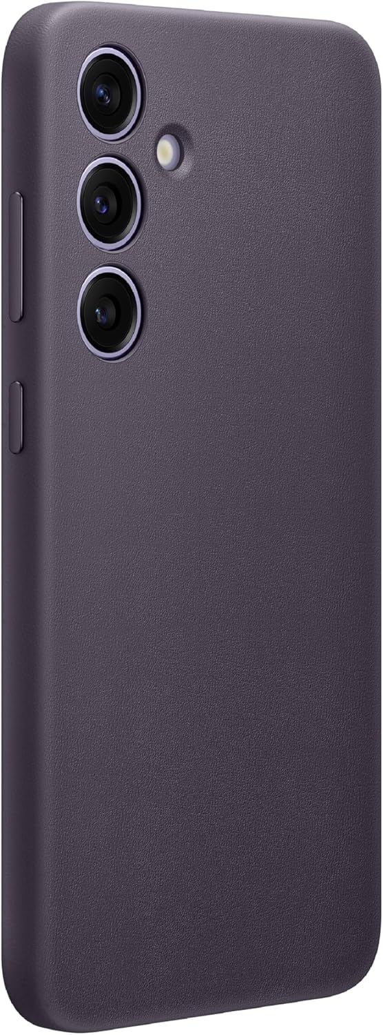 Samsung Galaxy S24 Plus Vegan Leather Case | Dark Violet Samsung Galaxy S24 Plus Vegan Leather Case | Dark Violet